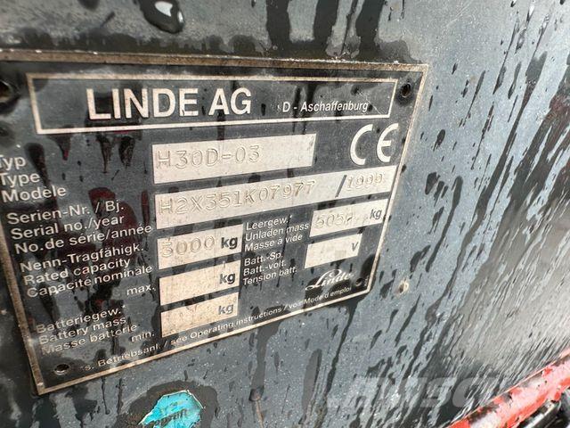 Linde H30D-30 Terrenggående gaffeltruck