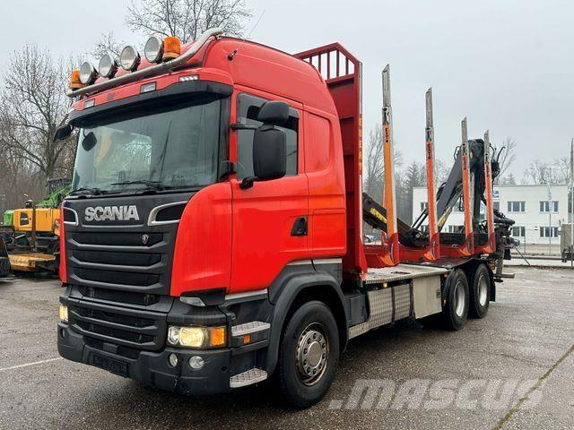Scania R520 V8 Tømmerbiler