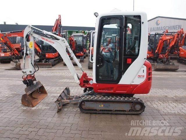 Takeuchi TB 216 Minigravere <7t