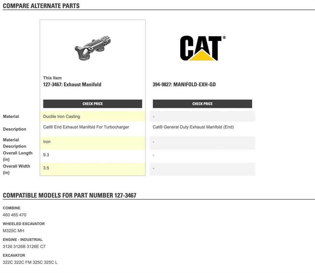 CAT 3126 Transport - Annet