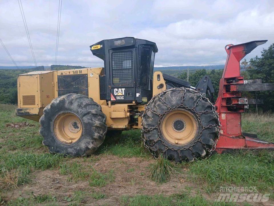 CAT 563C Feller bunchers