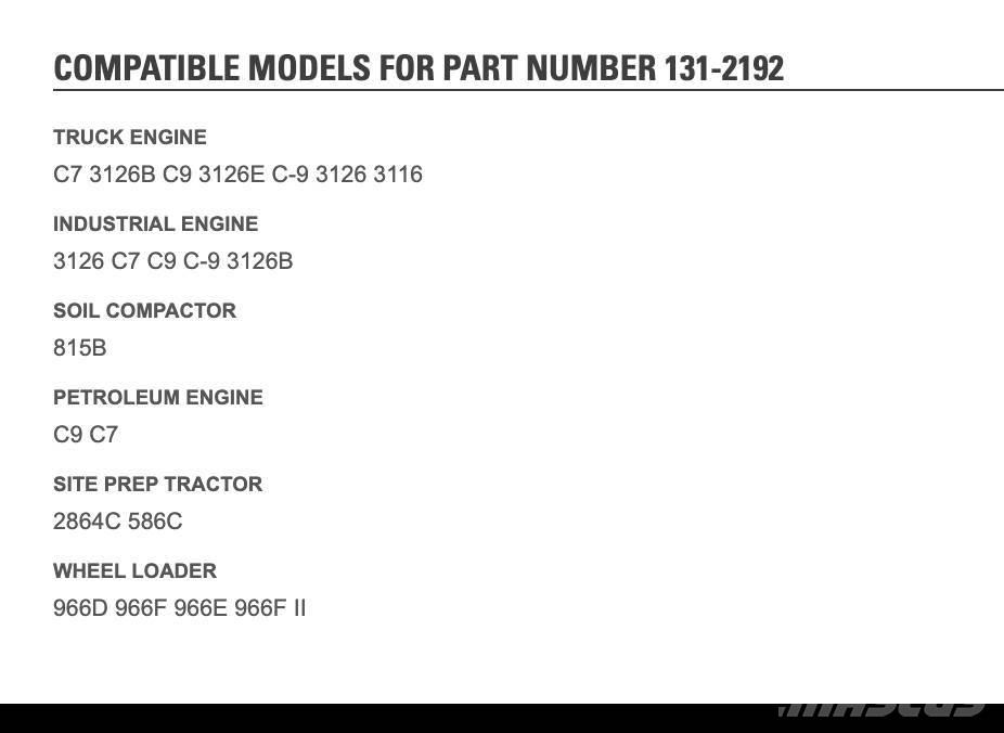 CAT C7 Motorer