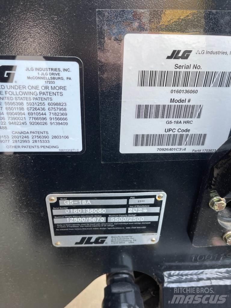 JLG G5-18A Teleskoplastere