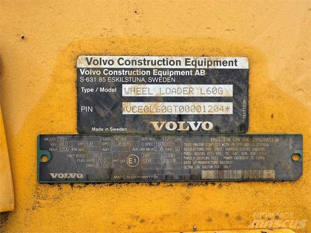 Volvo L60G Hjullastere