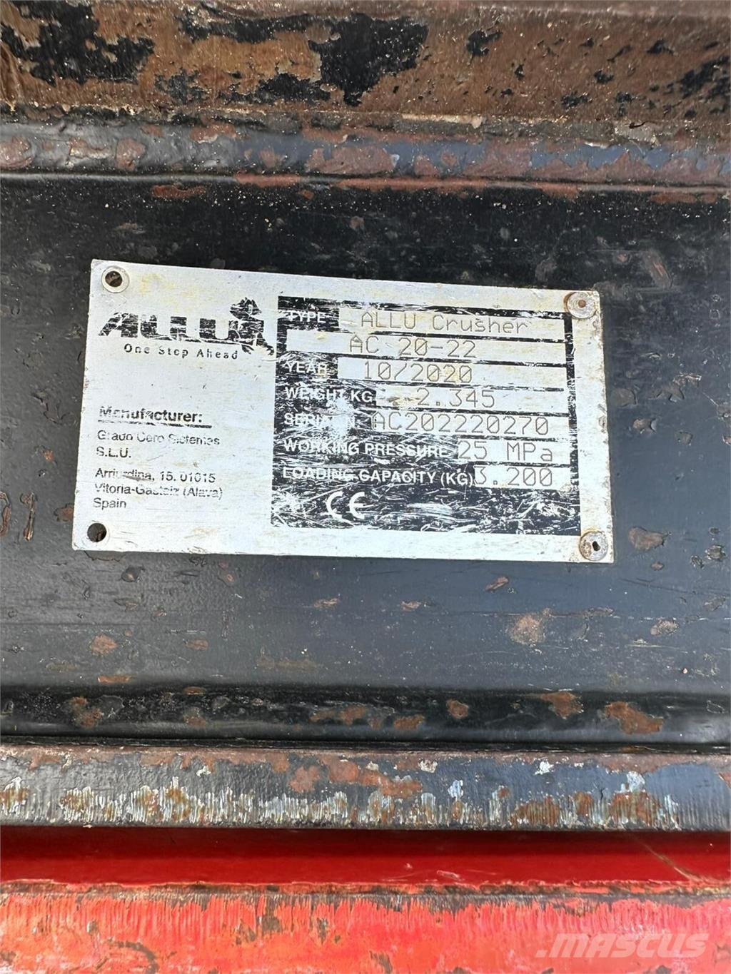 Allu AC 20-22 Anlegg - Annet