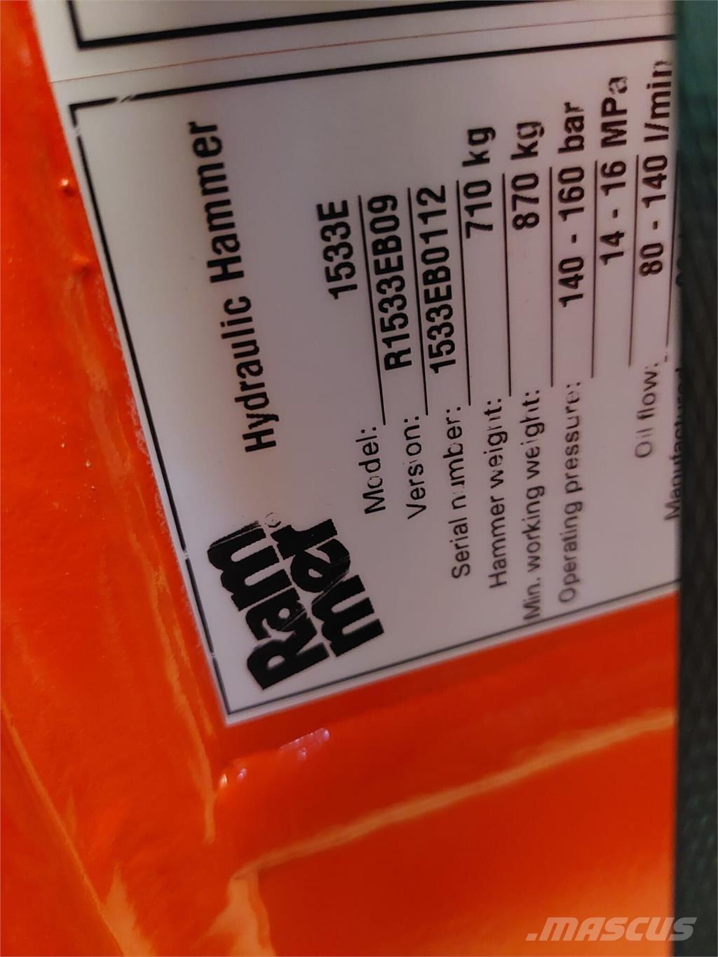 Rammer 1533E Anlegg - Annet