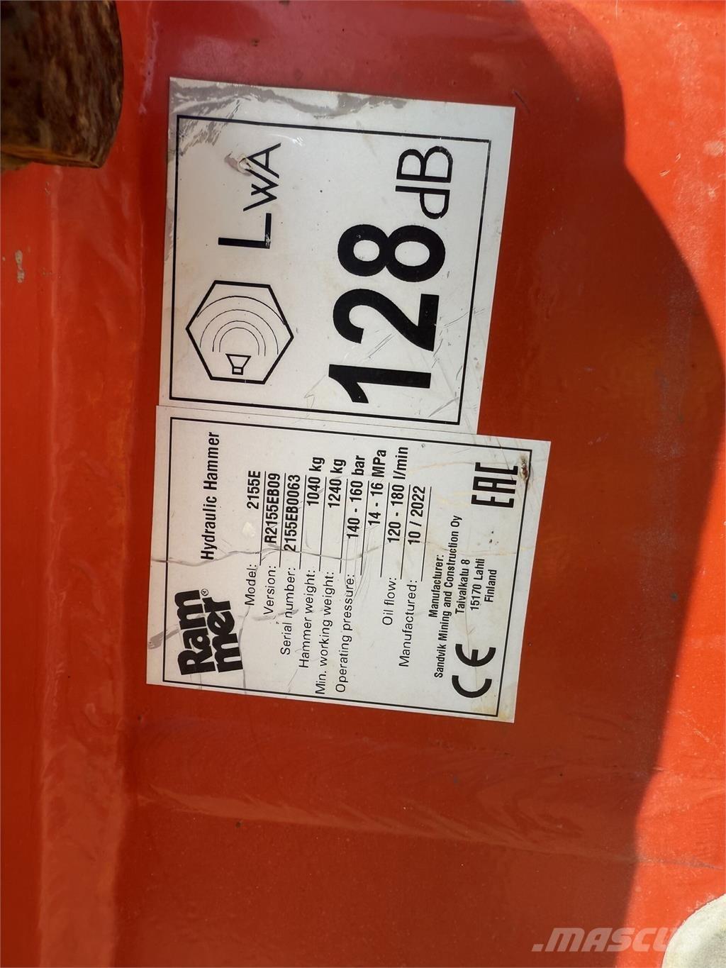 Rammer 2155E Anlegg - Annet