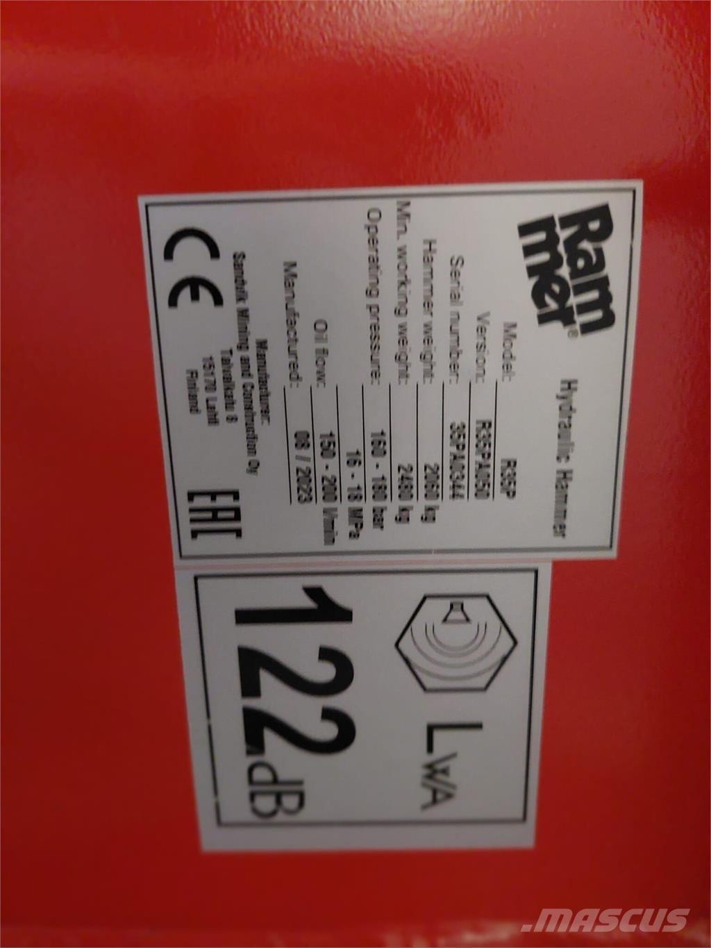 Rammer R35P Anlegg - Annet