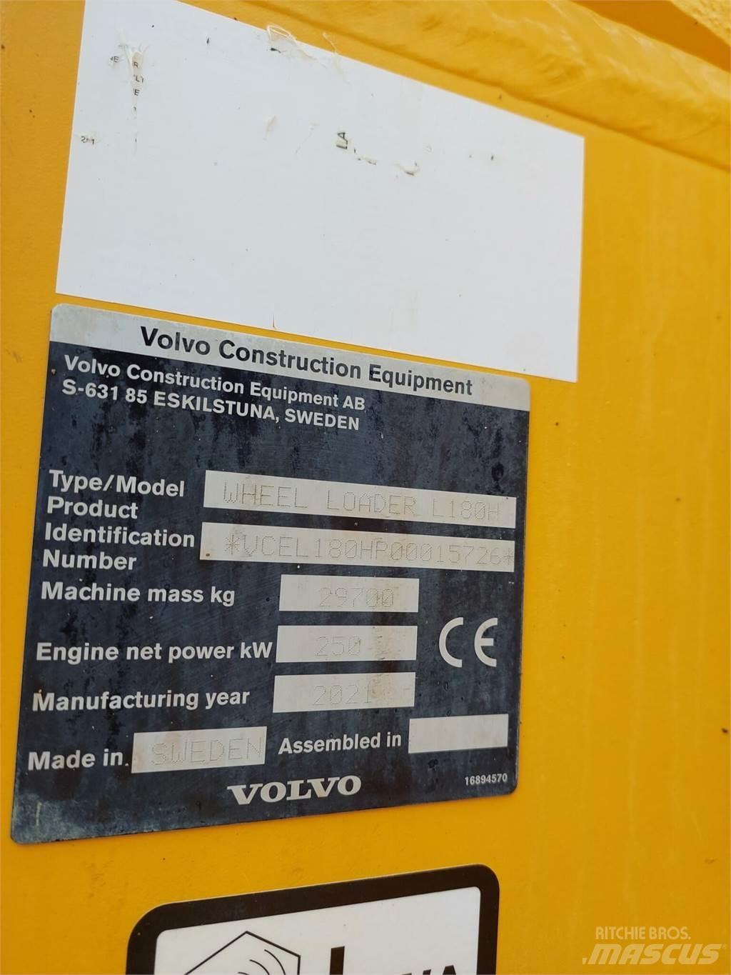 Volvo L 180H Hjullastere