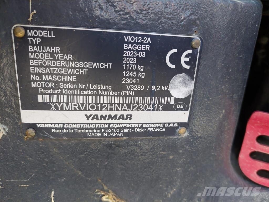 Yanmar Vio 12 Beltegraver