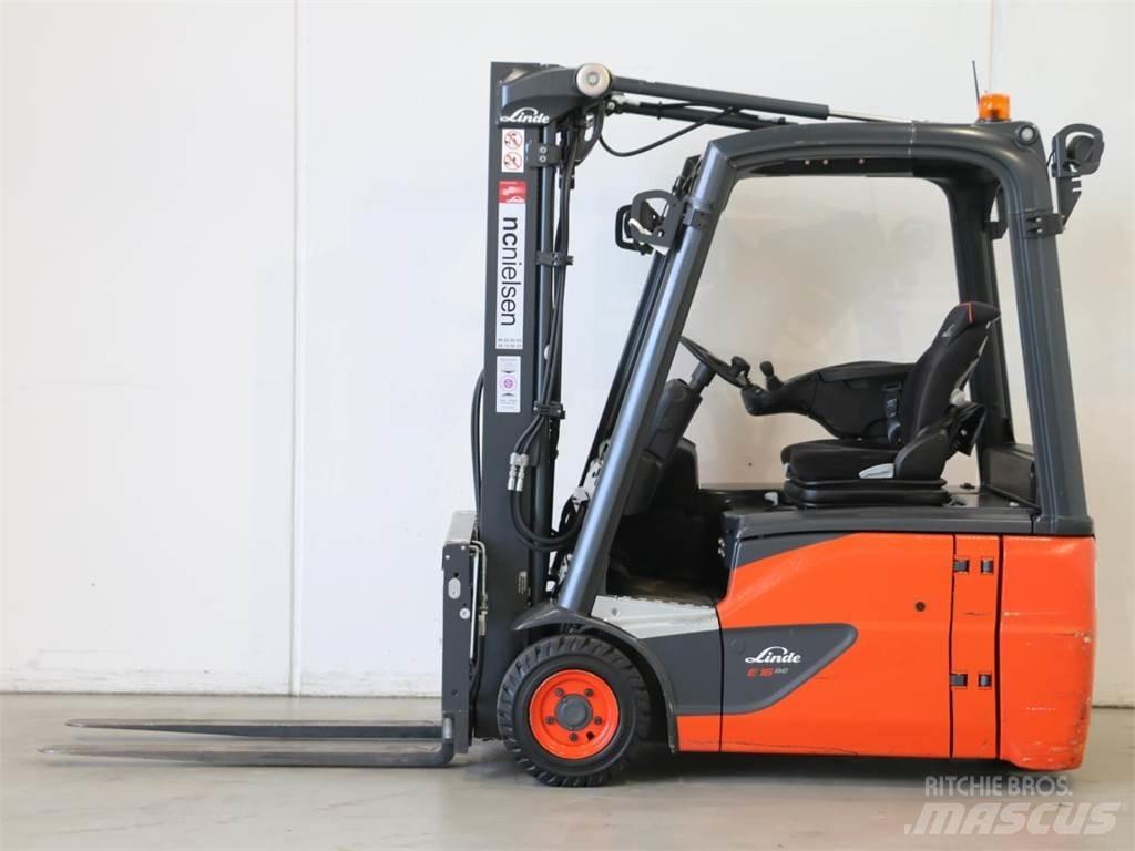 Linde E16/386-02 EVO Elektriske trucker