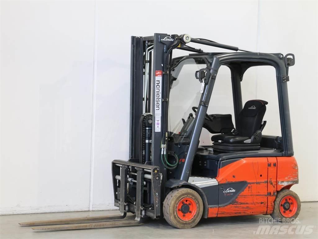 Linde E16P/386-02 Elektriske trucker