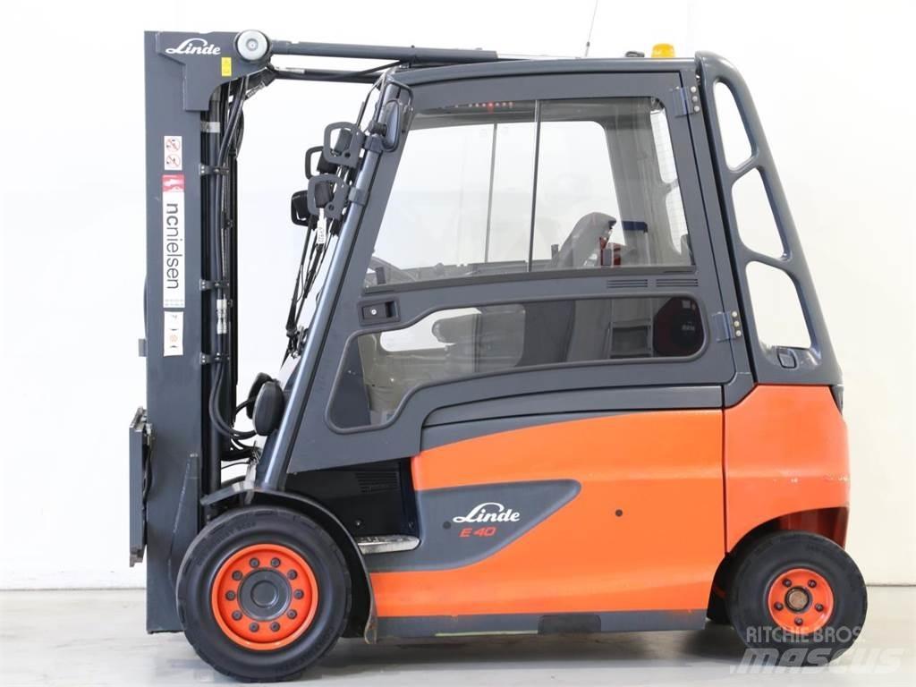 Linde E40/600HL/388 Elektriske trucker