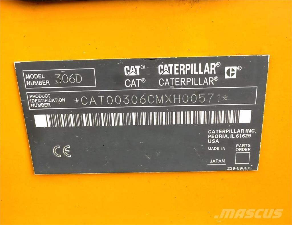 CAT 306D Minigravere <7t