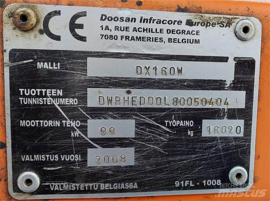 Doosan DX160W Beltegraver