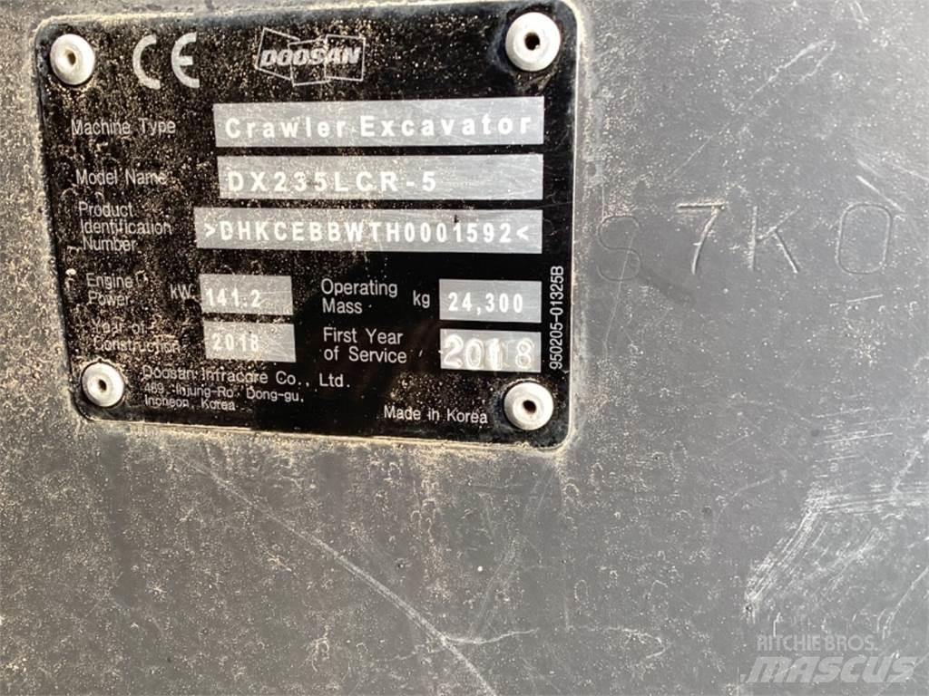 Doosan Dx235 LR 5 Beltegraver