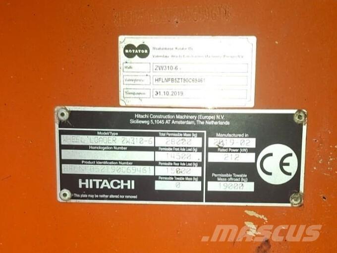 Hitachi ZW 310-6 Hjullastere