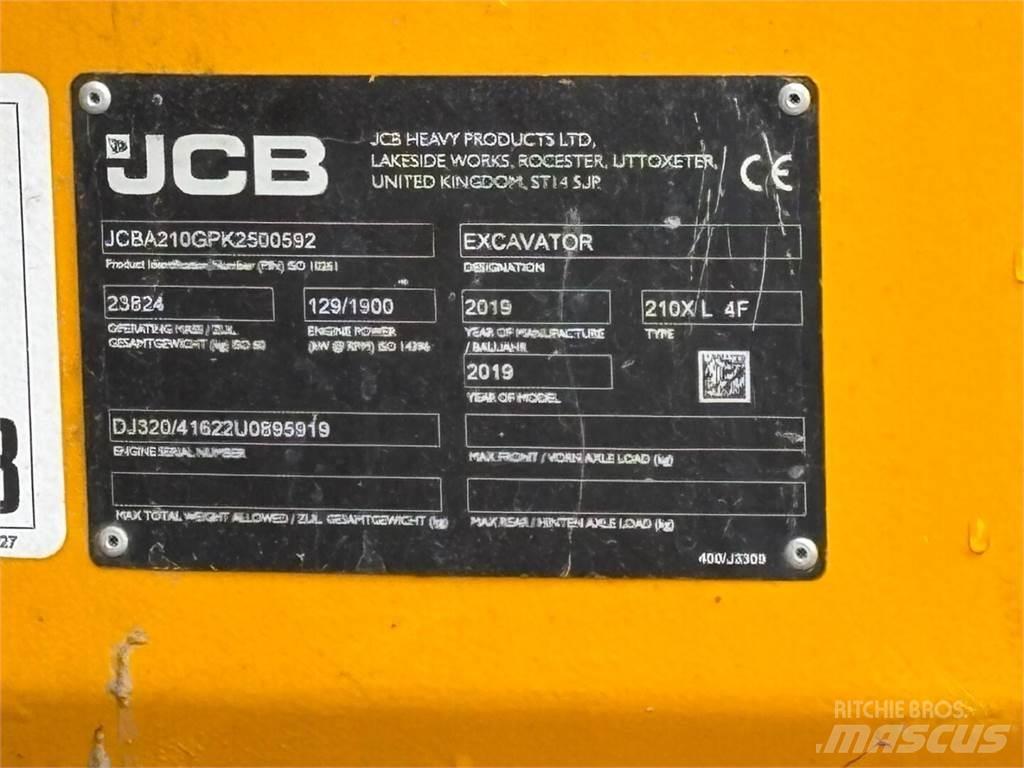 JCB 210 X L 4F Beltegraver