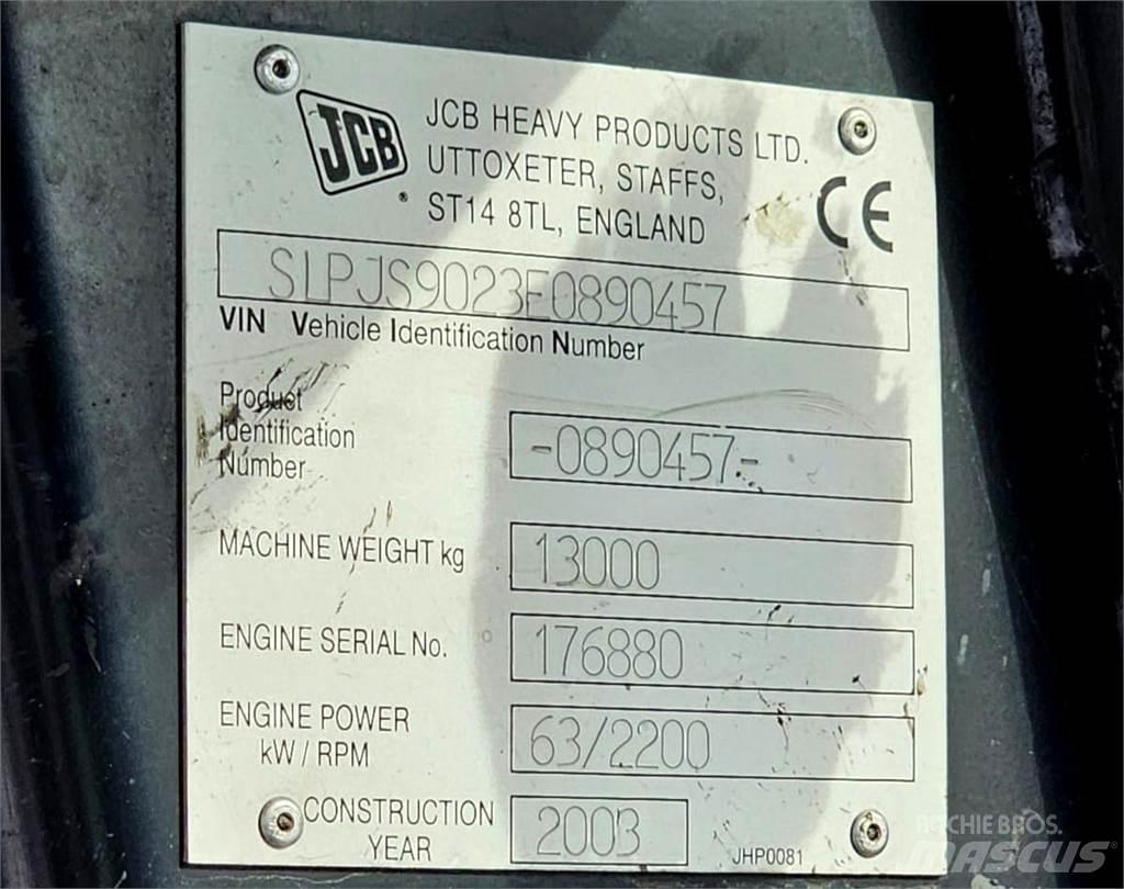 JCB JS130 Beltegraver