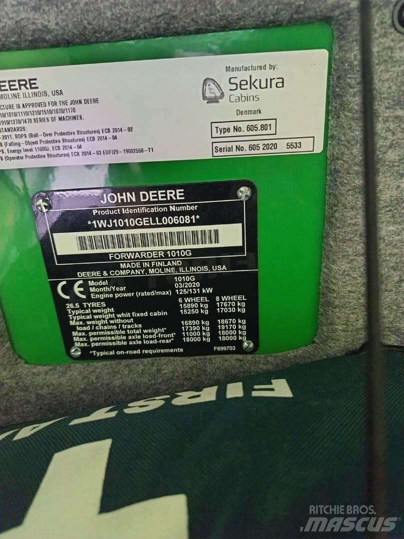John Deere 1010G Lassbærere