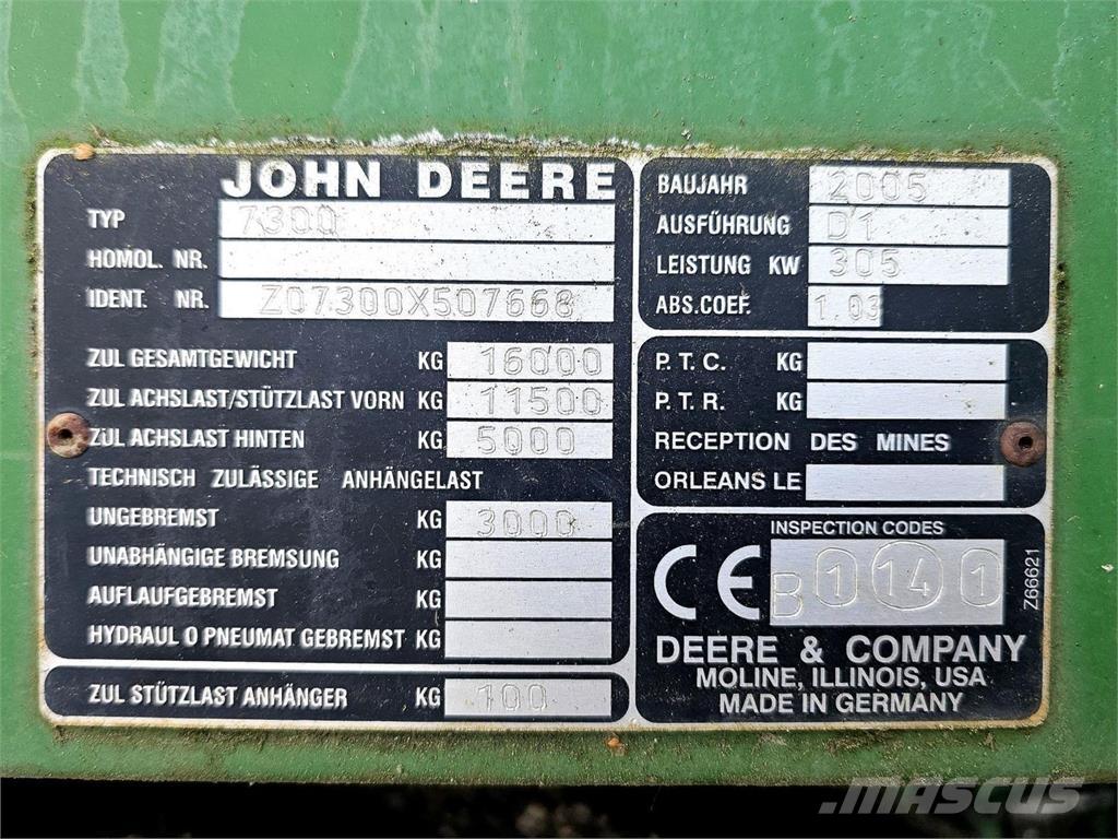 John Deere 7300 Landbruk - Annet