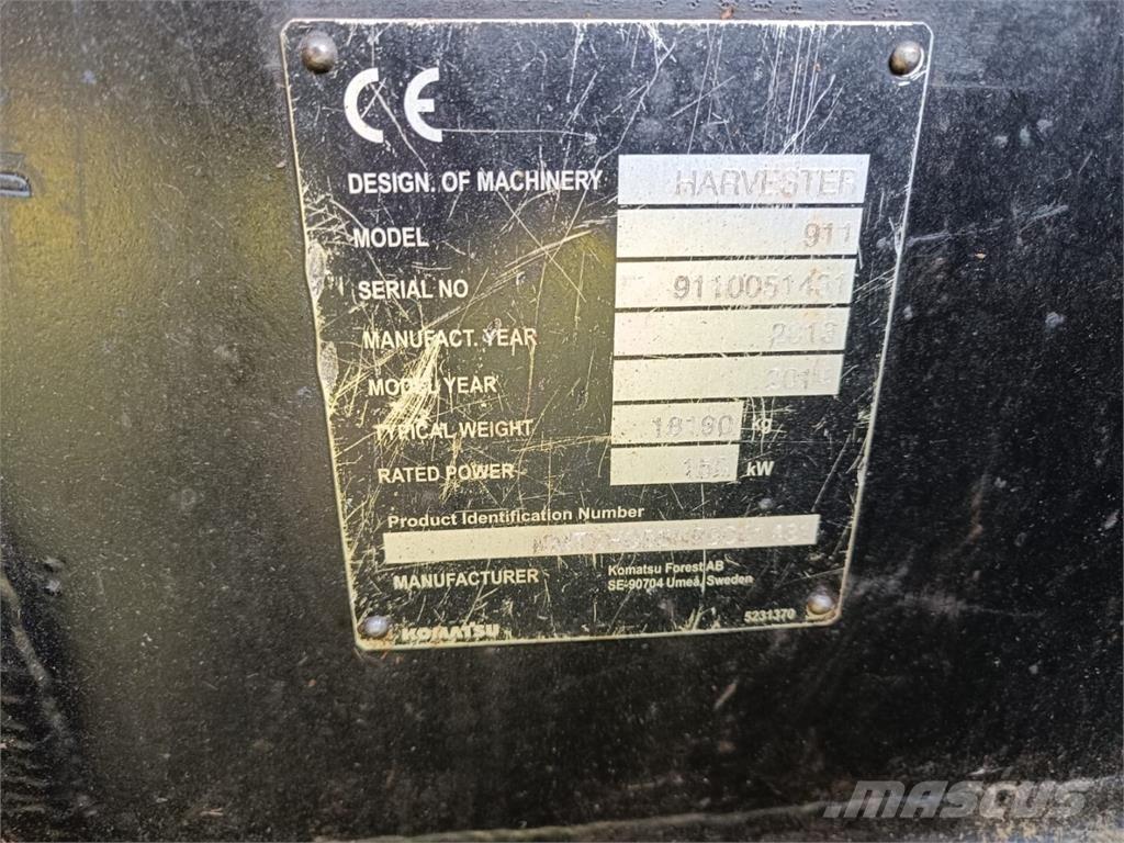 Komatsu 911.5 Hogstmaskiner