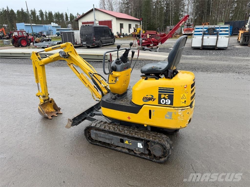 Komatsu PC09 Minigravere <7t
