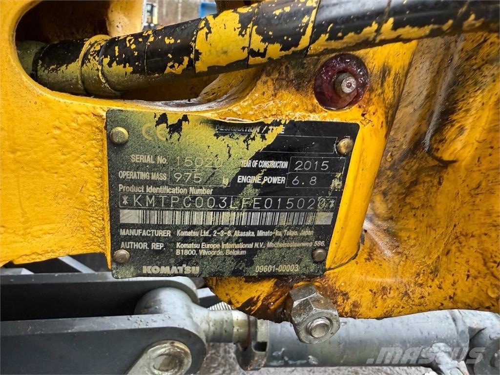 Komatsu PC09 Minigravere <7t