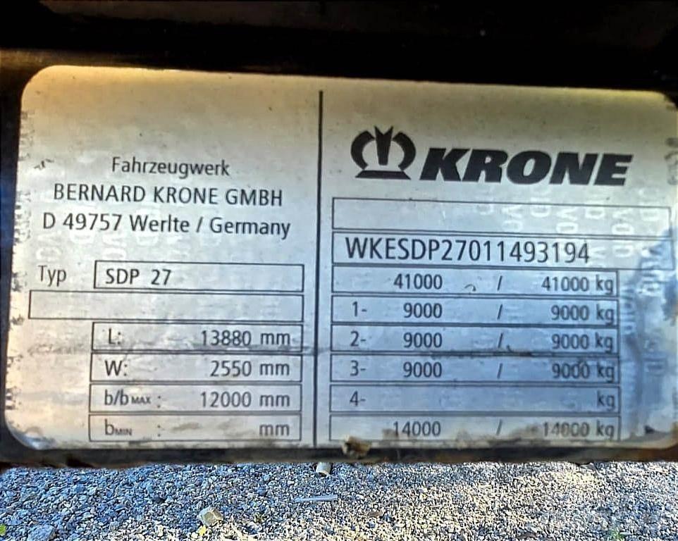 Krone SDP 27 Gardintrailer