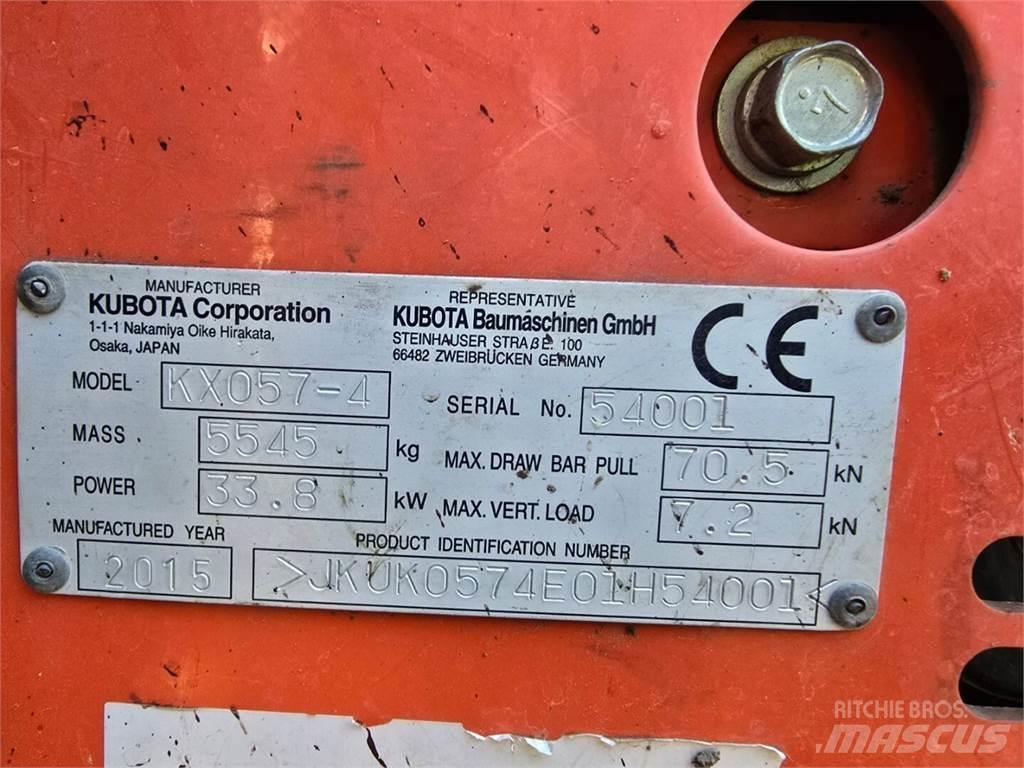 Kubota KX 057-4 Beltegraver