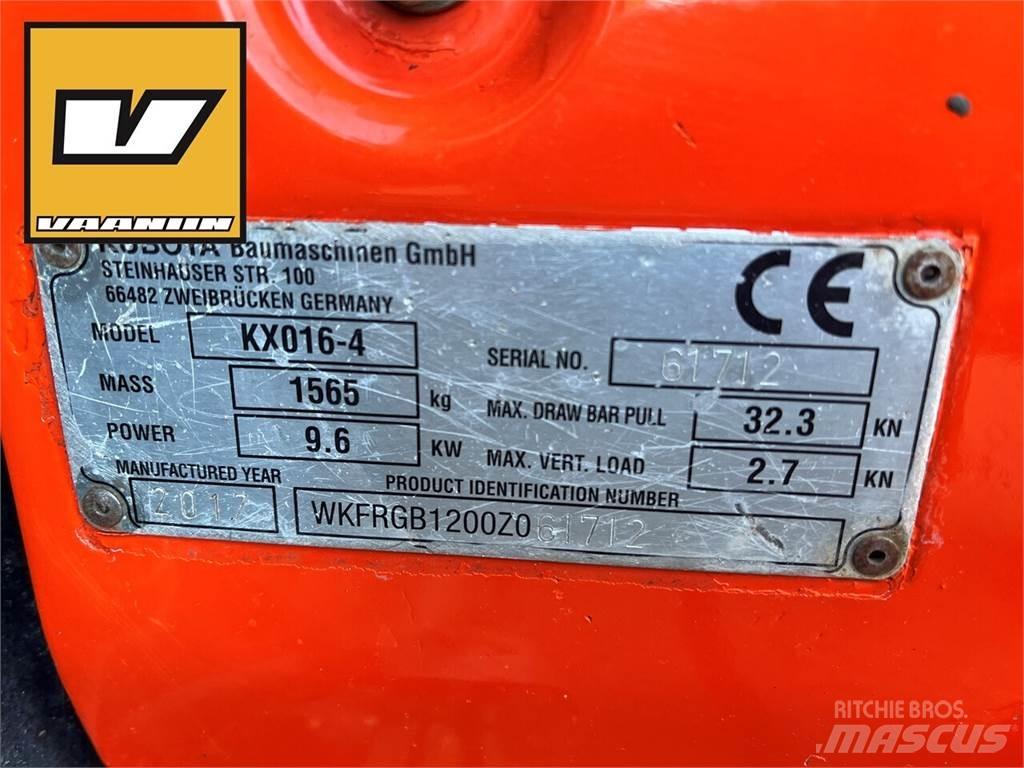 Kubota KX016-4 Minigravere <7t