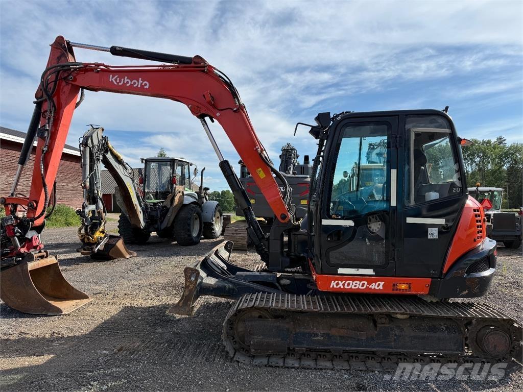 Kubota KX080-4 Midigravere 7 - 12t