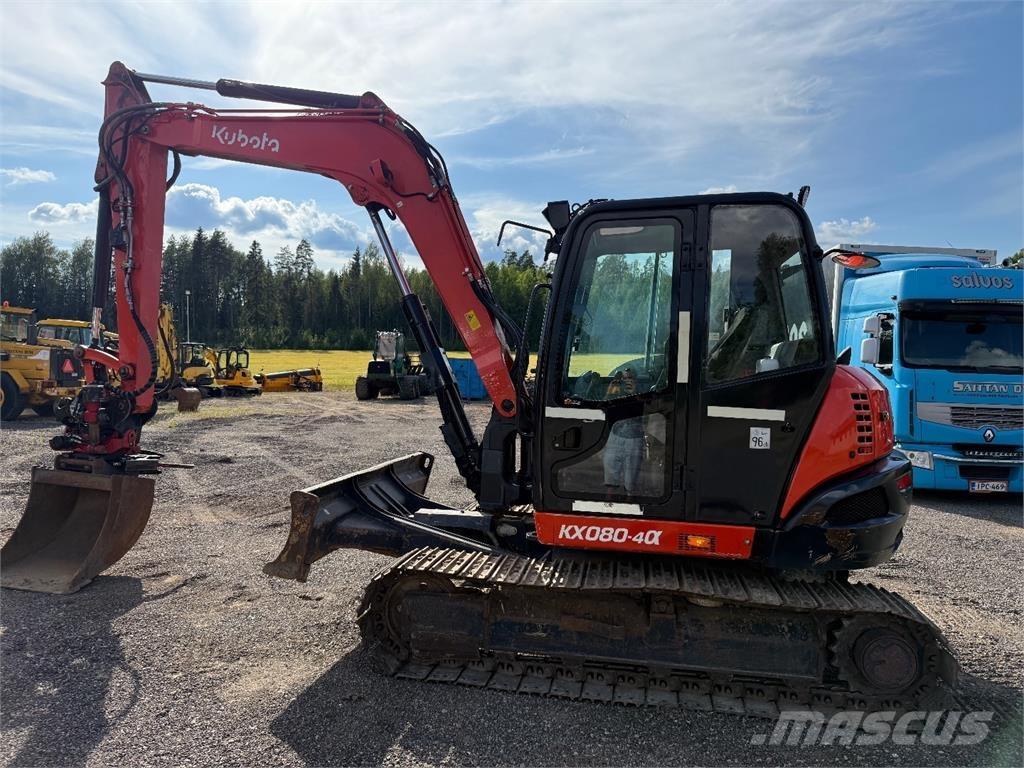Kubota KX080-4 Midigravere 7 - 12t