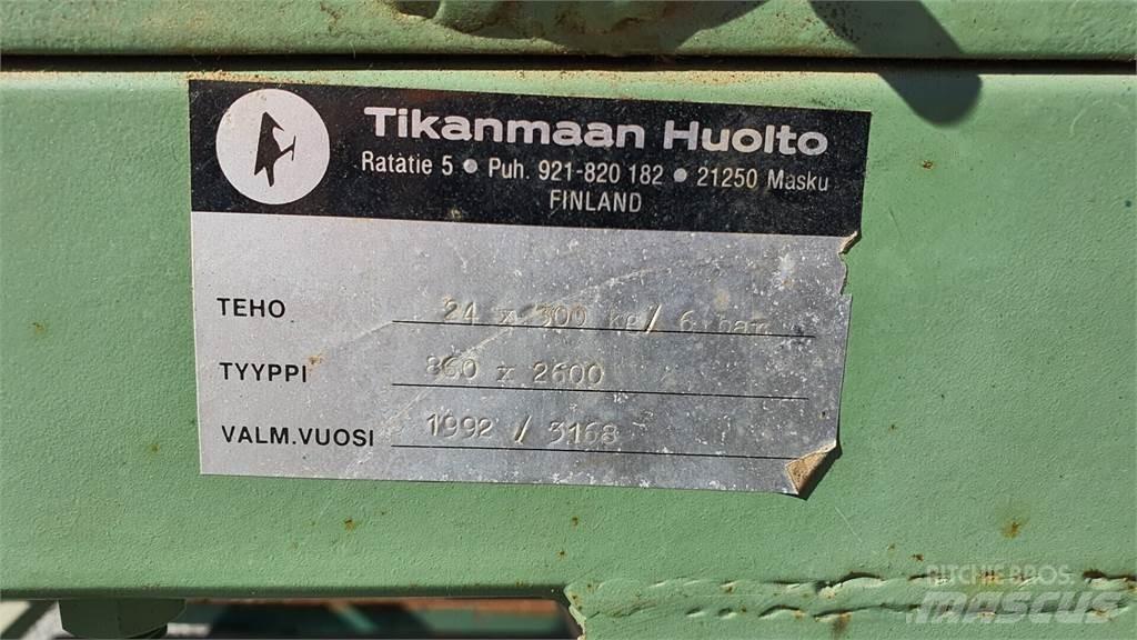  Liimalevypuristin Andre komponenter