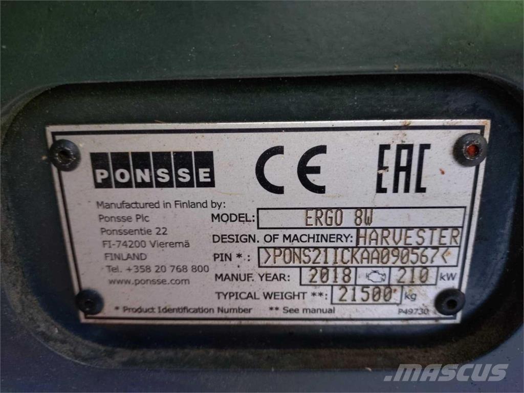 Ponsse Ergo Hogstmaskiner