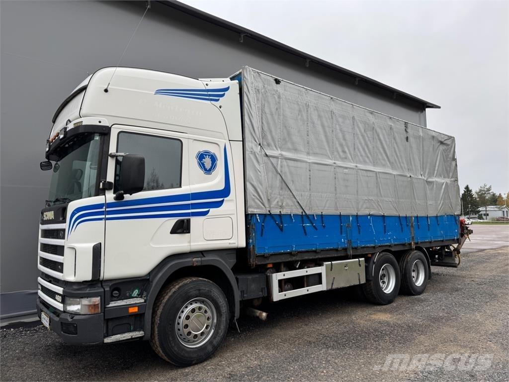 Scania 144G 6x2 Kranbil