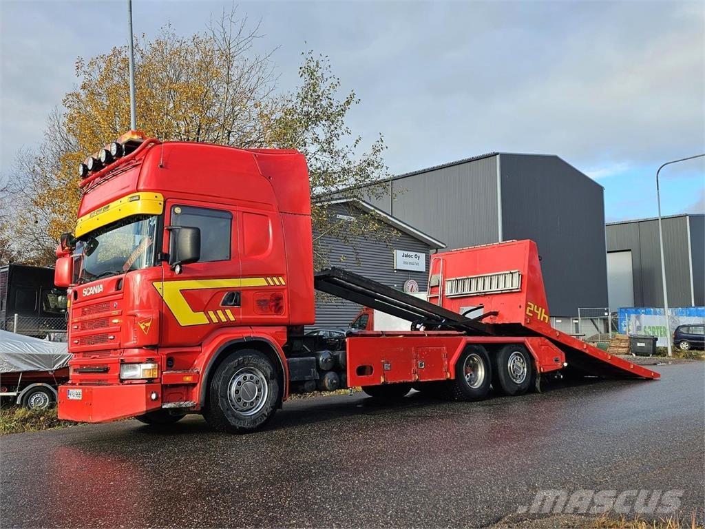 Scania R124 6X2 Biltransportere