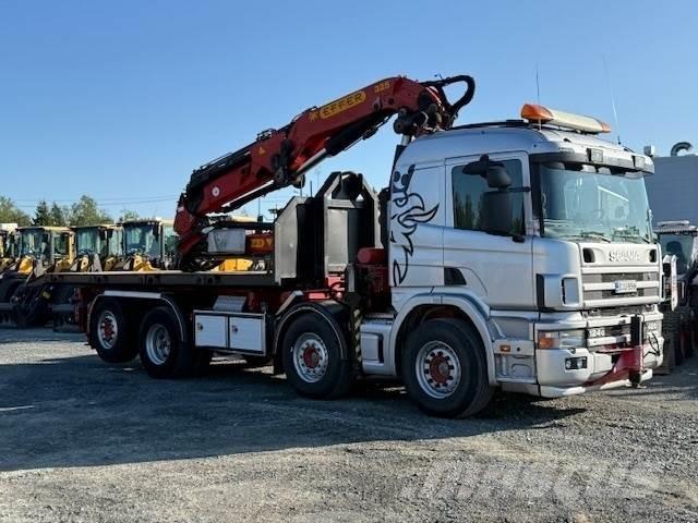 Scania R124G Kranbil