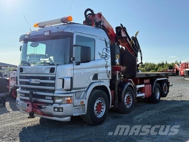 Scania R124G Kranbil