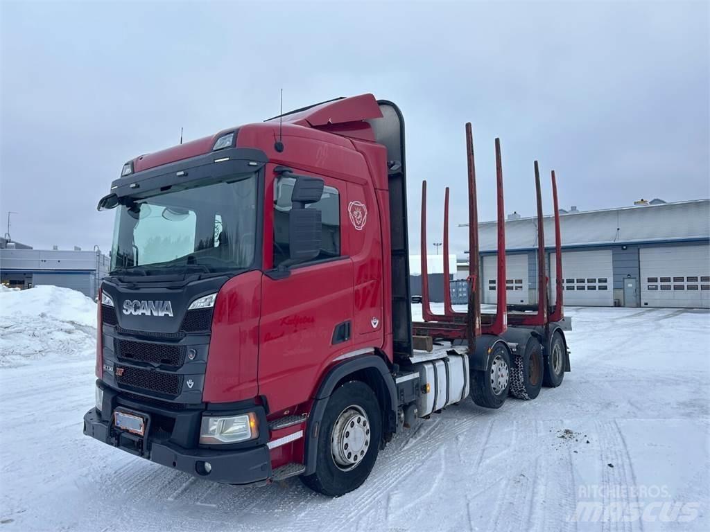 Scania R730 8x4 Tømmerbiler