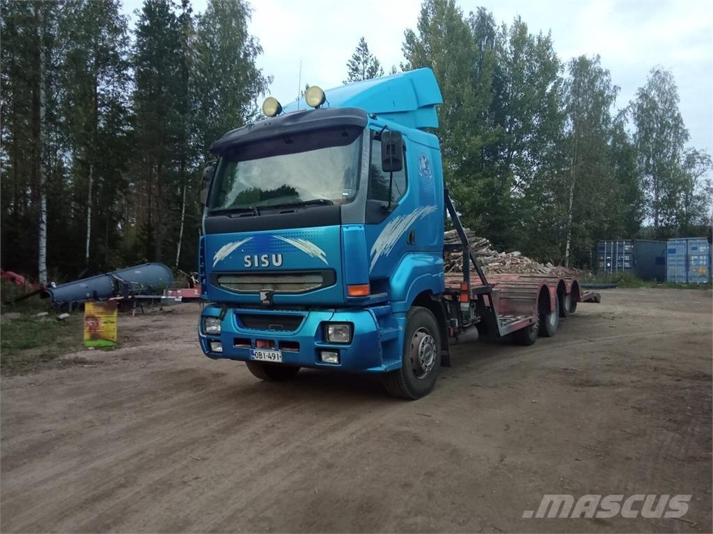 Sisu E12 Spesialbiler for transport av skogsmaskiner