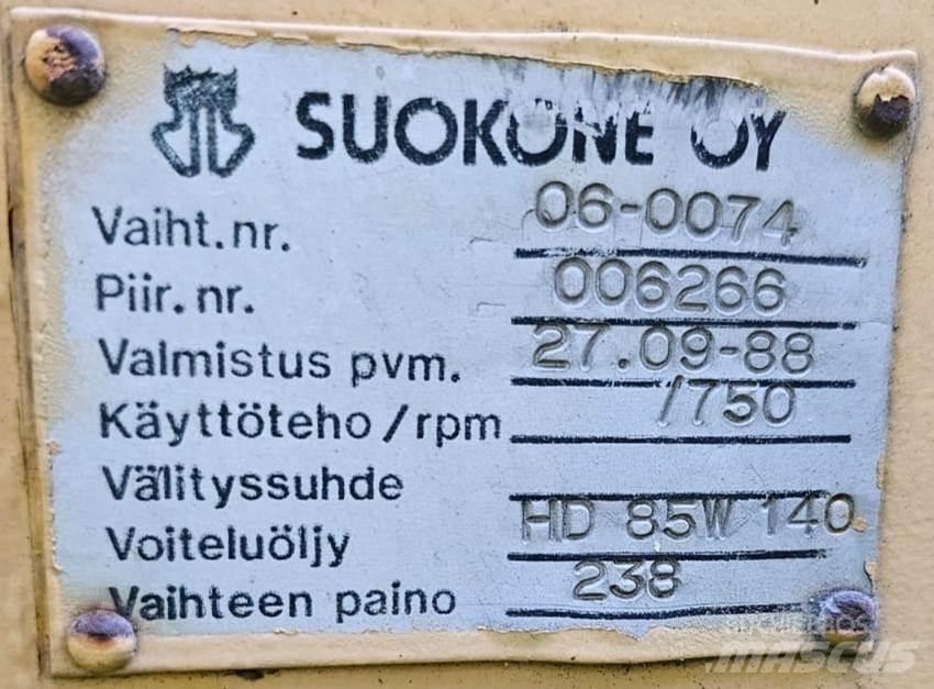 Suokone Jyrsin Anlegg - Annet