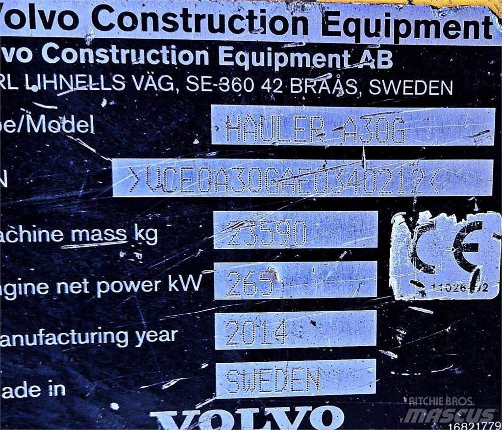 Volvo A30G Rammestyrte Dumpere