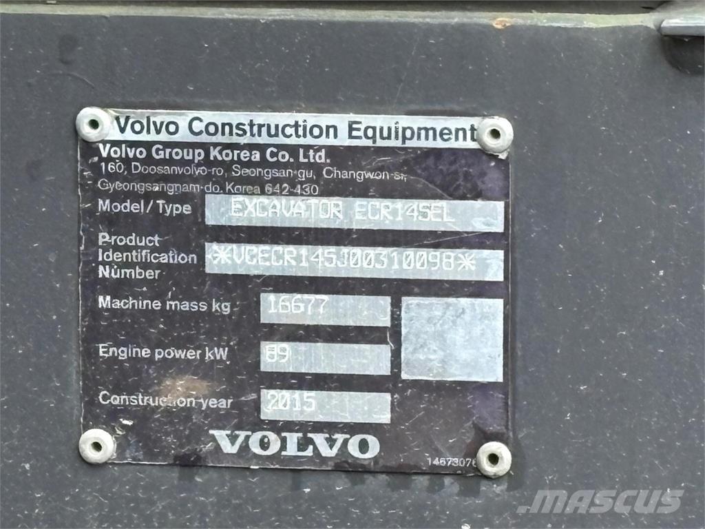 Volvo ECR 145 EL Beltegraver