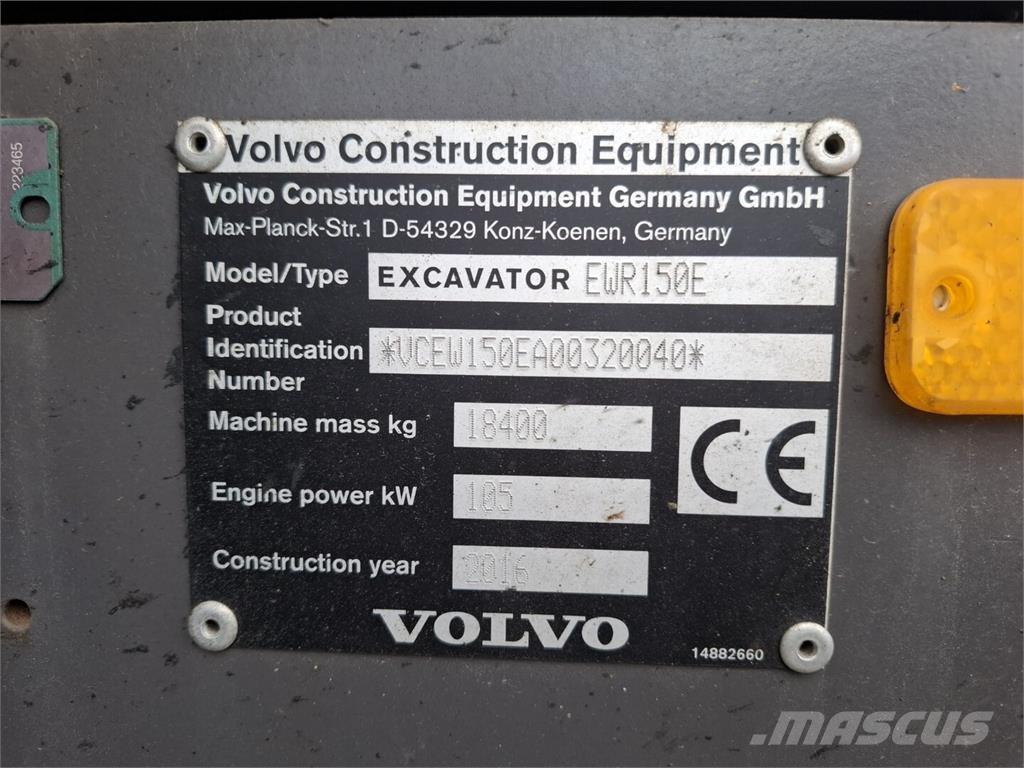 Volvo EWR 150 E Hjulgravere