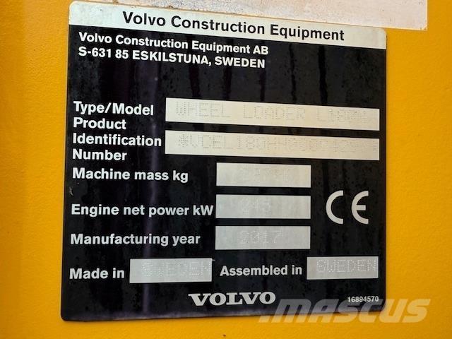 Volvo L180H Hjullastere