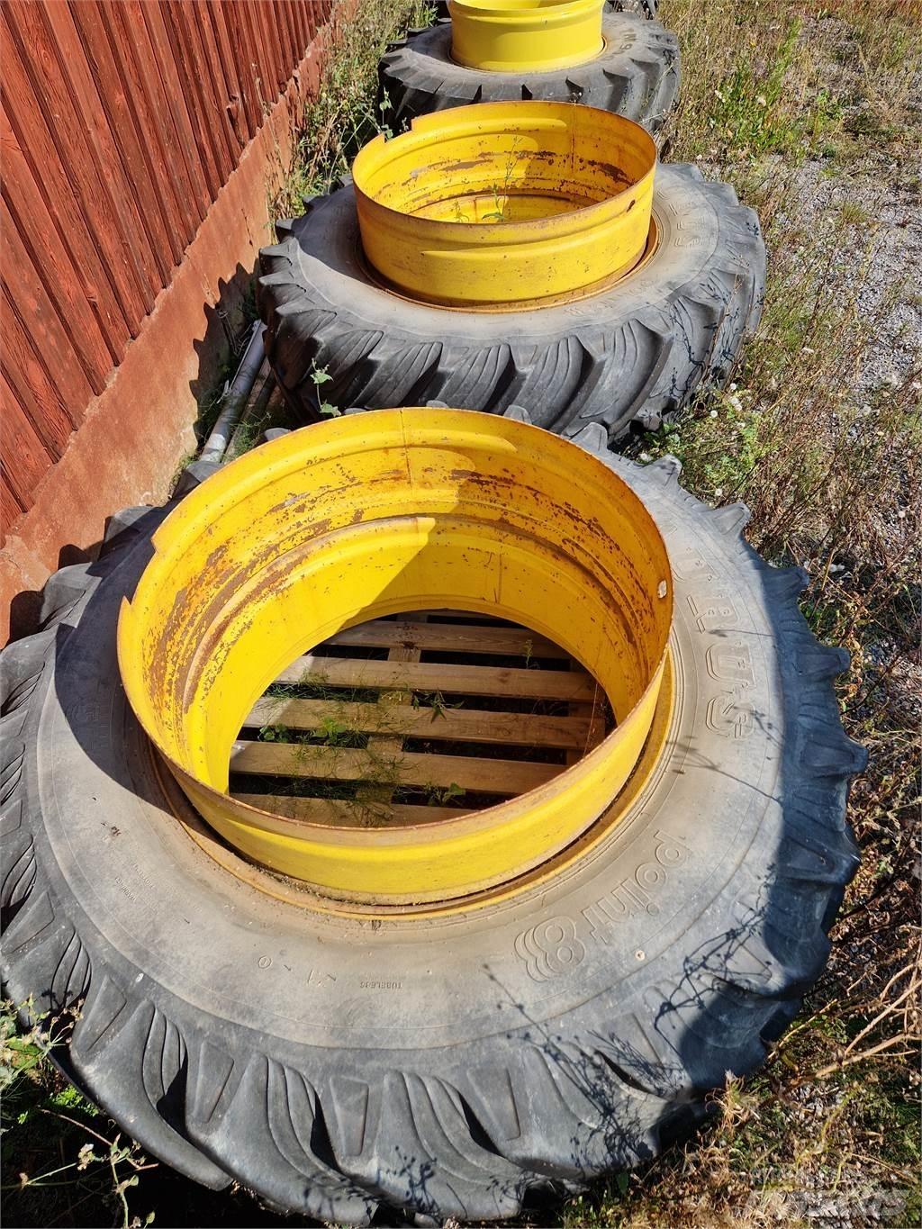  650/65x42, 540/65x30 Dekk, hjul og felger