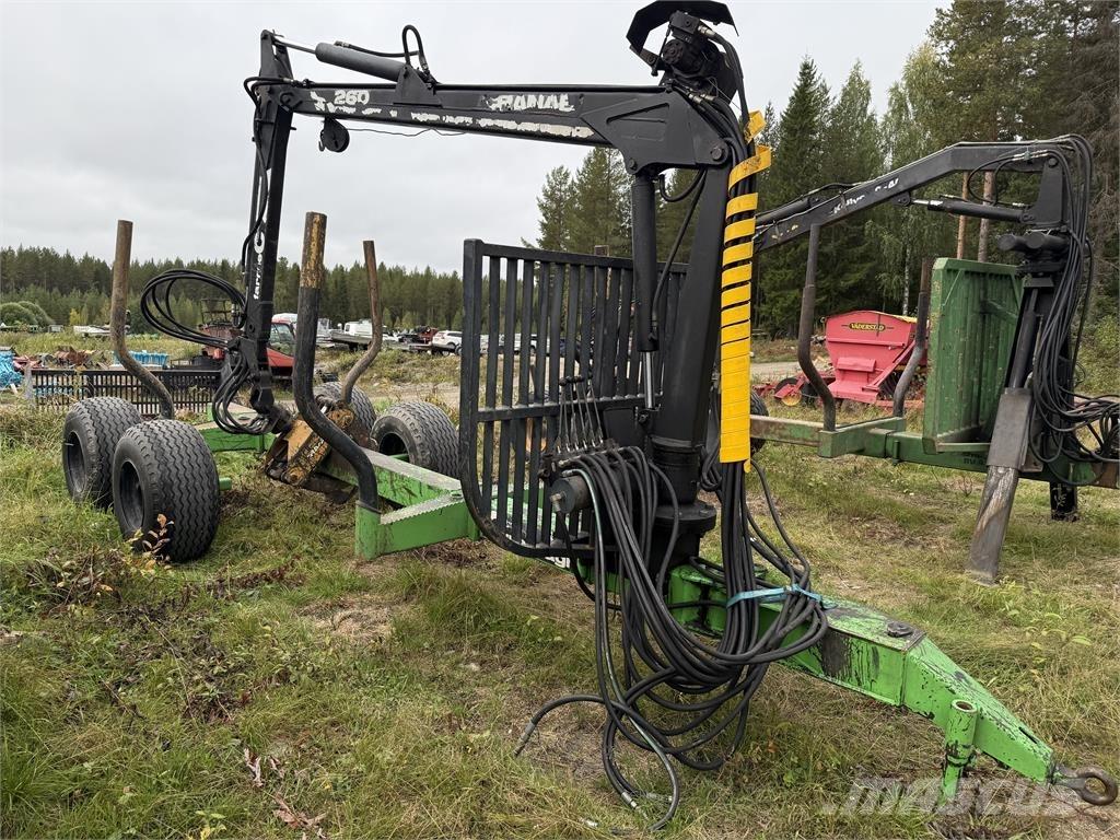 Cranab 1000 m. 260 Kran Tømmerhengere