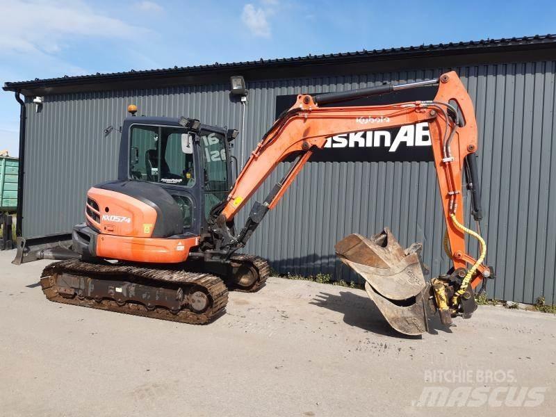Kubota KX 057 Beltegraver