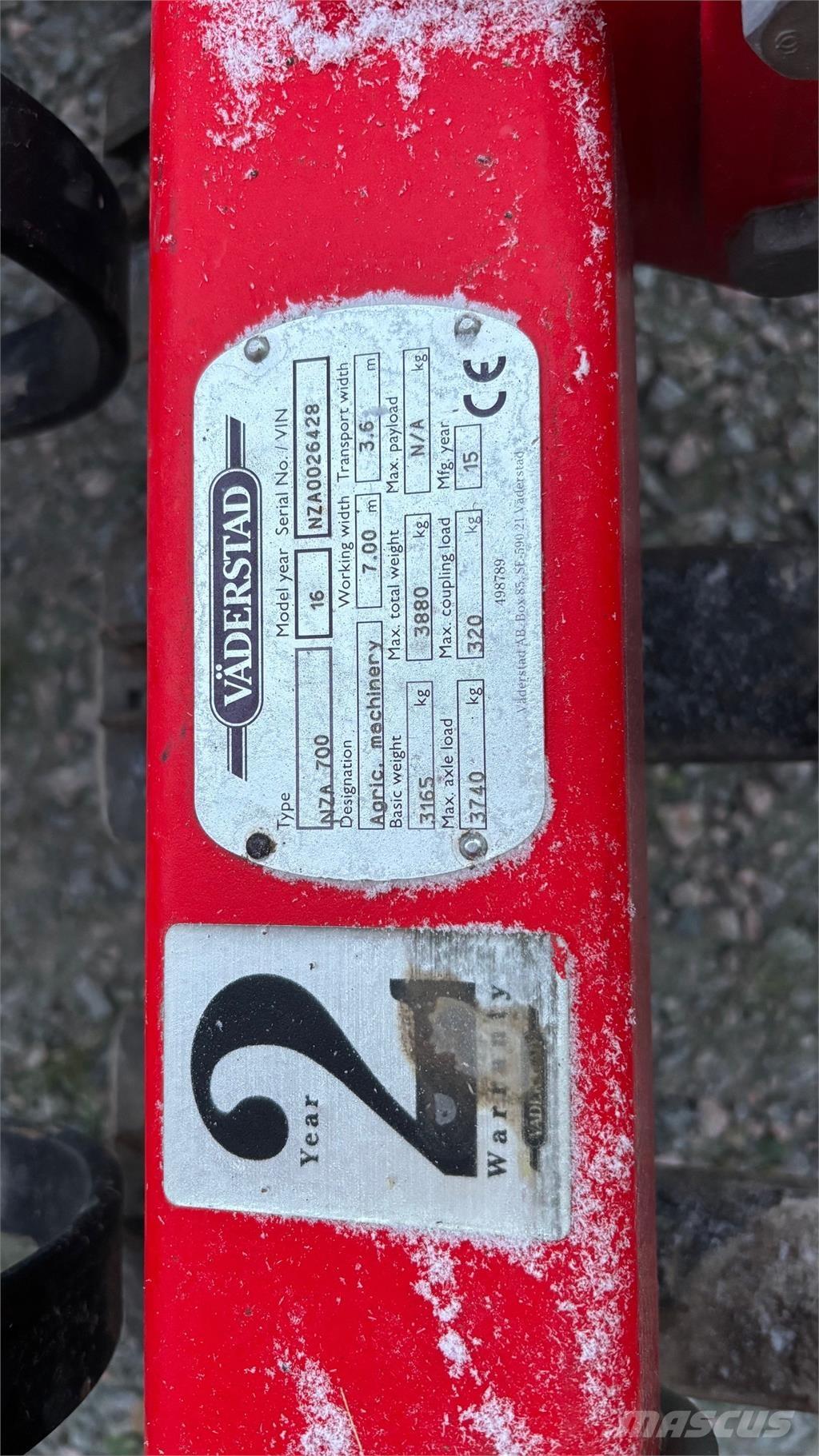 Väderstad NZA 800 HARV Harver